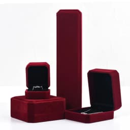 High-end Velvet Jewelry Box Necklace Ring Bracelet Pendant Earrings Storage Wedding Party Gift Box Jewelry Organizer Box Joyero