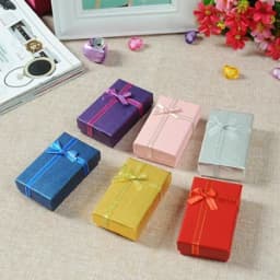 Jewelry Organizer Gift Box 5*8Cm Jewelry Sets Display Travel Accessories Necklace Earrings Ring Case Paper Box for Jewellery