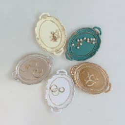 New Nordic Decorative Jewelry Plate Retro Earrings Storage Tray Mini resin Jewelry Dish Necklace Earrings Jewelry Display Tray