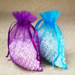 100pcs/lot 10x15 11x16 13x18 15x20cm Drawable Organza Bag Wedding Christmas Gift Bags Jewelry Packaging Organza Bags & Pouches