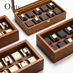 Oirlv Wood Jewelry Organizer Box 6/10 Grids Solid Watch Holder Storage Case Watch Display Box For Wooden Watch Box Watch storage