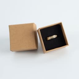 24pcs Bulk 4x4x3cm Jewelry Gift Boxes Ring Necklace Earrings Brown Paper Box For Girlfriend Mother Jewellry Storage Small Case