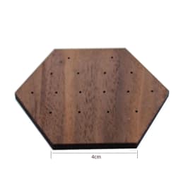 Wooden Jewelry Display Walnut Jewelry Display Stand Earrings Ear Stud Holder Organize Jewelry Packaging Box Card Case