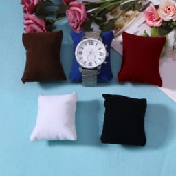R2LE 10 Pcs Velvet Bracelet Pillow Multicolor Jewelry Pillow Watch Bracelet Cushion Display Stand Set Jewelry Pillow Bag