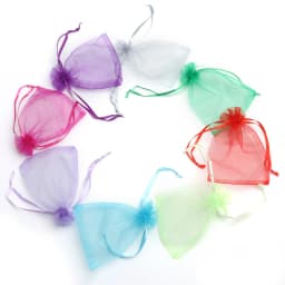 50pcs 7x9 9x12 10x15 Organza Bags Jewelry Packaging Bags Gift Engagement Wedding Party Decoration Drawstring Packaging Pouches