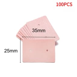 50/100Pcs/ lot Cardboard Earring Display Cards Blank Kraft Paper Jewelry Hanging Tags for Earring Ear Studs Selling Packaging