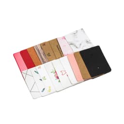 50/100Pcs/ lot Cardboard Earring Display Cards Blank Kraft Paper Jewelry Hanging Tags for Earring Ear Studs Selling Packaging