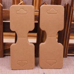 New 50pcs/lot 3.5*9cm New Necklace Card Pendant/Hair Clicp DIY Necklace Card Custom Logo Jewelry Card 300gsm Paper Cardboard