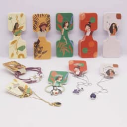 New 50pcs/lot 3.5*9cm New Necklace Card Pendant/Hair Clicp DIY Necklace Card Custom Logo Jewelry Card 300gsm Paper Cardboard
