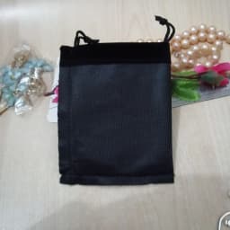 50pcs Black Velvet Bags Jewellery Pouches 10x16 13x18 15x20 17x23cm Drawstring Wedding Christmas Gift Bags Jewelry Packaging Bag