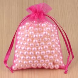 50pcs 24 Colors Jewelry Bag 5*7 7*9 9*12 10*15cm Wedding Gift Organza bag Jewelry Packaging Display & Jewelry Pouches