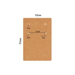 50Pcs 6x9cm Necklace Earring Jewelry Display Paper Card With Or Without Bags Wholesale Packaging Personalized Customized Service
