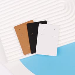 50Pcs 6x9cm Necklace Earring Jewelry Display Paper Card With Or Without Bags Wholesale Packaging Personalized Customized Service