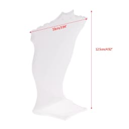 Plastic Mannequin Necklace Display Bust Stand Holder Jewellry Mannequin Bust Rack for Necklaces Pendant Earrings Display Shelf