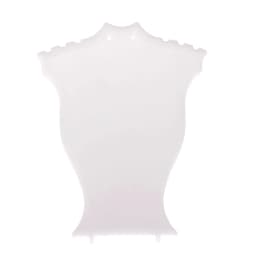 Plastic Mannequin Necklace Display Bust Stand Holder Jewellry Mannequin Bust Rack for Necklaces Pendant Earrings Display Shelf