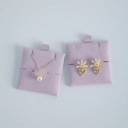 5pcs Microfiber Suede 6x6cm Jewelry Packaging Display Pads Can Personalised Earrings Necklace Bracelets Jewellery Insert Cards