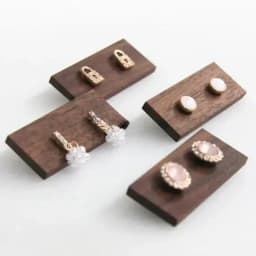 Wooden Earrings Jewelry Organizer Display Holder Stand Jewelry Holder Earrings Necklace Rack Display