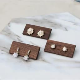 Wooden Earrings Jewelry Organizer Display Holder Stand Jewelry Holder Earrings Necklace Rack Display