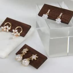 Wooden Earrings Jewelry Organizer Display Holder Stand Jewelry Holder Earrings Necklace Rack Display