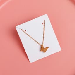 50PCS 6x7cm Blank Necklace Display Cards For Jewelry Earrings Holder Cardboard Small Businesses Packaging Supplies Wholesale