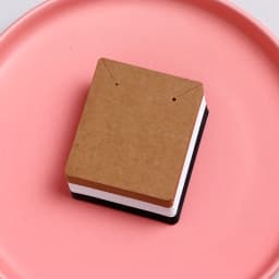 50PCS 6x7cm Blank Necklace Display Cards For Jewelry Earrings Holder Cardboard Small Businesses Packaging Supplies Wholesale
