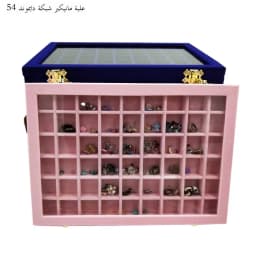 Velvet Large Jewelry Box Nail Art Decoration Display Box with Glass Lid Jewelry Small Accessories Storage Box Fashionable Sto...