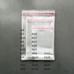1000pcs Transparent Bag Clear Opp Bags Self Adhesive Pouches Cellophane Self Sealing Plastic Bag for Jewelry Gifts Packing Bags