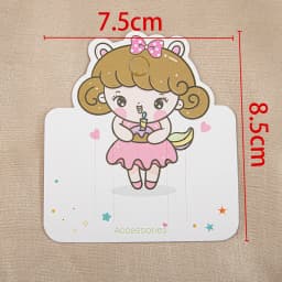 50pcs/Lot Hair Accessories Cardboard&Card Heads Children's Hair Clip Accessories Cards Hang Tags Cards Packaging Paper Cards