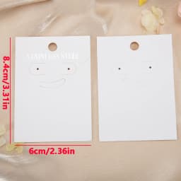 50pcs/Lot Hair Accessories Cardboard&Card Heads Children's Hair Clip Accessories Cards Hang Tags Cards Packaging Paper Cards