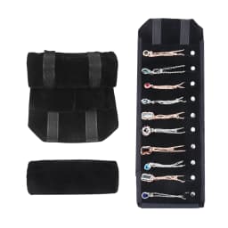Travel Jewelry Necklace Display Holder Storage Bag Portable Chain Jewelry Roll Up Carrying Bag Case for Bracelet Gift Organizer