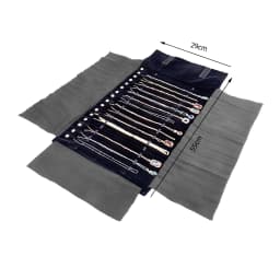 Travel Jewelry Necklace Display Holder Storage Bag Portable Chain Jewelry Roll Up Carrying Bag Case for Bracelet Gift Organizer