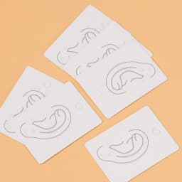 50pcs Earrings Jewelry Display Cards Kraft Paper Packing Tag for diy Jewelry Ear Bone Clip Nails Holder Hanging Retail Price Tag
