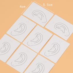 50pcs Earrings Jewelry Display Cards Kraft Paper Packing Tag for diy Jewelry Ear Bone Clip Nails Holder Hanging Retail Price Tag