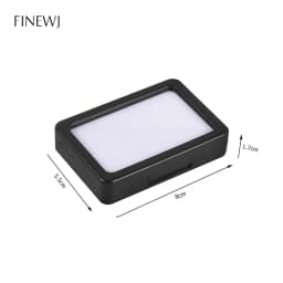 Transparent Glass Top Lid Gem Jar Box Jewelry Gem Display Storage Show Case Tool Pendant Loose Diamond Gemstone Holder Container