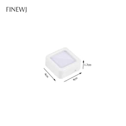 Transparent Glass Top Lid Gem Jar Box Jewelry Gem Display Storage Show Case Tool Pendant Loose Diamond Gemstone Holder Container