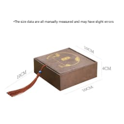 Vintage Tassel Jewelry Box Necklace Jade Bangle Bracelet Pendant Storage Display Box Chinese Style Jewelry Packaging Box
