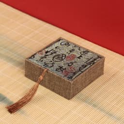 Vintage Tassel Jewelry Box Necklace Jade Bangle Bracelet Pendant Storage Display Box Chinese Style Jewelry Packaging Box