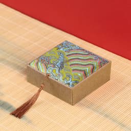 Vintage Tassel Jewelry Box Necklace Jade Bangle Bracelet Pendant Storage Display Box Chinese Style Jewelry Packaging Box