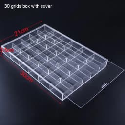2024 acrylic jewelry box jewellery organizer holder tray display storage for beads charm earring bracelet collections