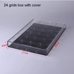 2024 acrylic jewelry box jewellery organizer holder tray display storage for beads charm earring bracelet collections