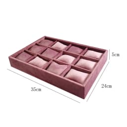 Jewelry Rack Display All Pink Velvet Cloth Window Necklace Ring Jewelry Display Props High-End Display Props Free Combination