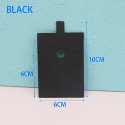 50pcs 6*6CM Jewelry Hang Tags Black White Kraft Paper Cards Label for Diy Jewelry Making Finger Ring Display Storage Holder Card