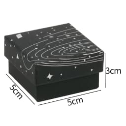 1PC Black Paper Jewelry Box Bracelet Necklace Ring Earring Box Handmde Kraft Wedding Gifts Packaging Box Jewelry Accessories