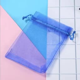 100pcs/Lot 24 Color 20x30 25x35 30x40 35x50cm Organza Drawstring Bags& Pouches Jewelry Bags Drawstring Bags Gift Packaging Bags