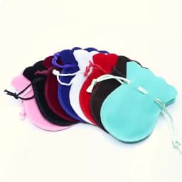 10pcs Gourd Velvet Gifts Bags Colorful Drawstring Jewelry Bags Storage Pouches For Wedding Christmas Party Gifts Packaging Bags