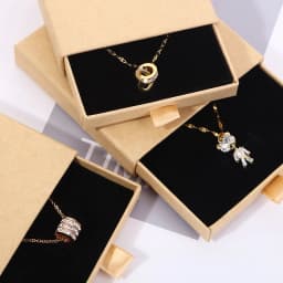 Custom Paper Drawer Jewelry Box Logo for Necklace Ring Earrings Jewelry Packaging for Small Business Gift Boxes for Jewellery