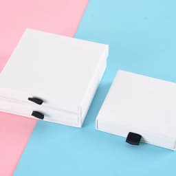 Custom Paper Drawer Jewelry Box Logo for Necklace Ring Earrings Jewelry Packaging for Small Business Gift Boxes for Jewellery
