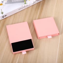 Custom Paper Drawer Jewelry Box Logo for Necklace Ring Earrings Jewelry Packaging for Small Business Gift Boxes for Jewellery