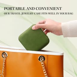 TAIMY High Quality Velvet Mini Vintage Travel Portable Girl Custom Logo Jewelry Box Jewelry Gifts Packaging Storage Case