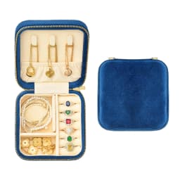 TAIMY High Quality Velvet Mini Vintage Travel Portable Girl Custom Logo Jewelry Box Jewelry Gifts Packaging Storage Case